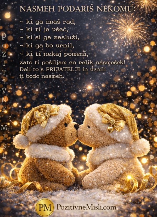 Novo leto - Nasmeh podariš
