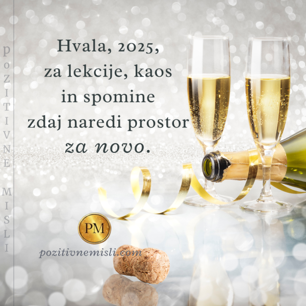 Hvala, 2025 – zdaj je čas za novo