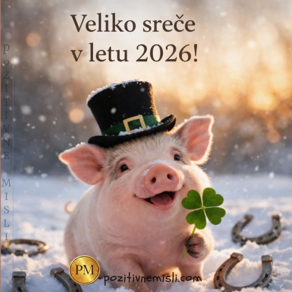 Veliko sreče v letu 2026