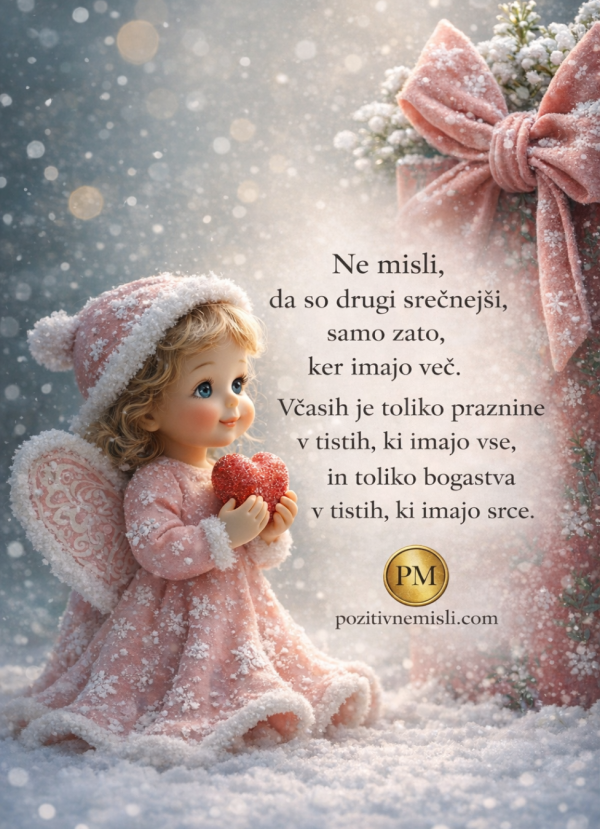 Ne misli da so drugi srečnejši