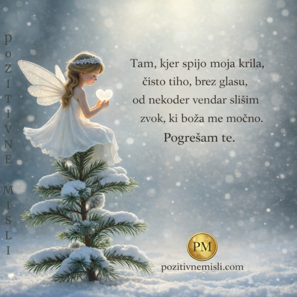 Tam, kjer spijo moja krila – pogrešam te