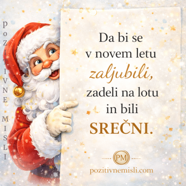 Želje za novo leto – zaljubljeni, srečni in pogumni