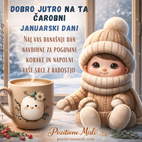 Januar - Dobro jutro na ta čarobni dan!