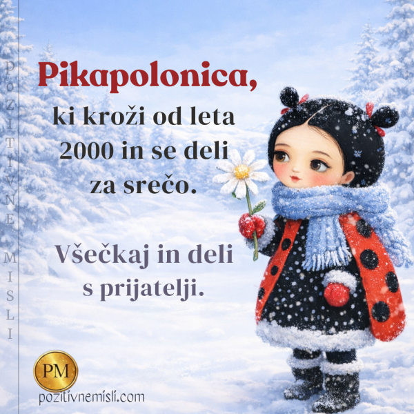 Pikapolonica, ki prinaša vsako leto srečo