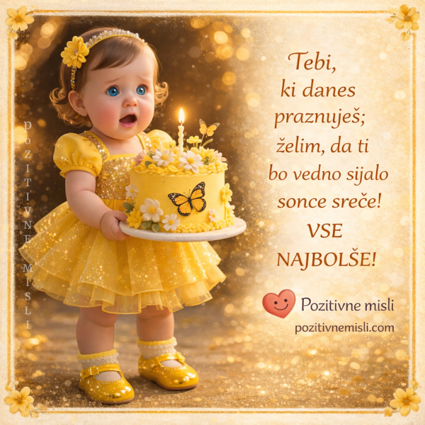 Rojstni dan - tebi ki danes praznuješ