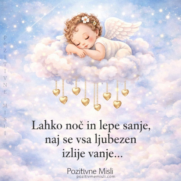 Misli za lepo lahko noč