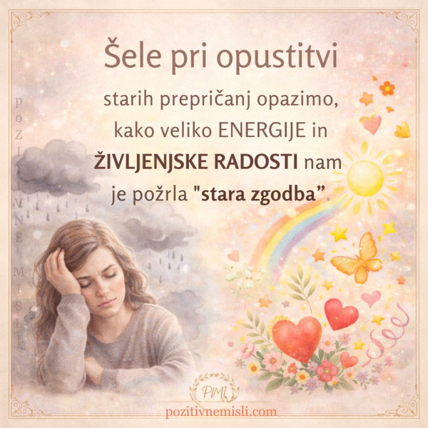 Šele pri opustitvi starih prepričanj