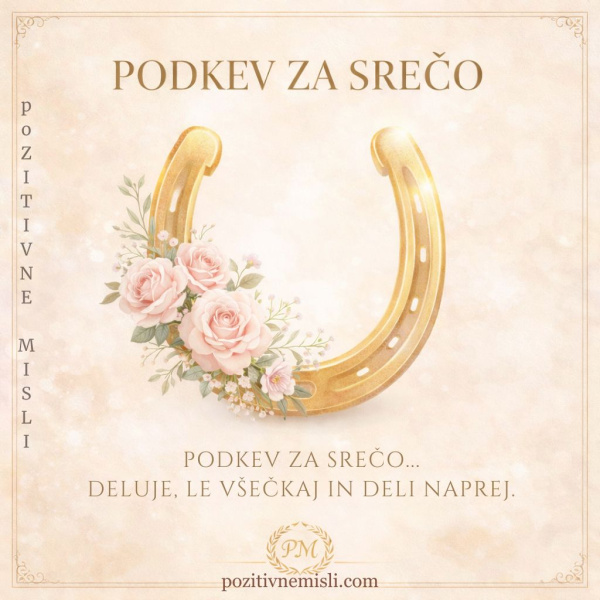 Ta podkvica prinaša srečo