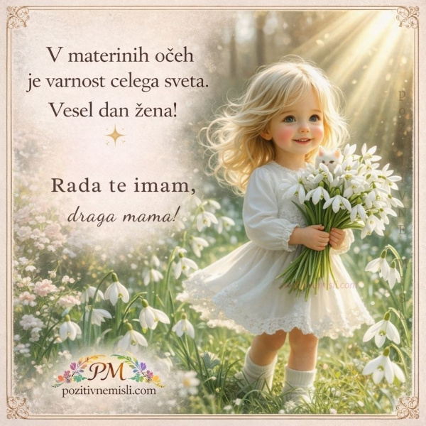 Draga mama - vesel dan žen