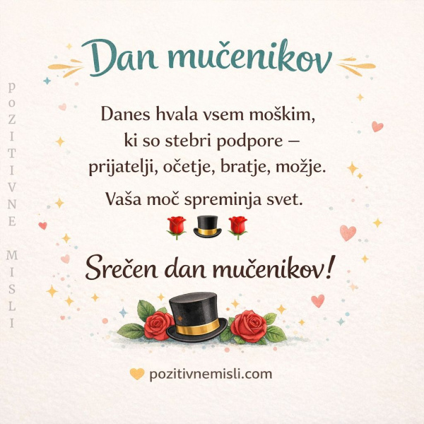 Dragi mučeniki – srečen praznik