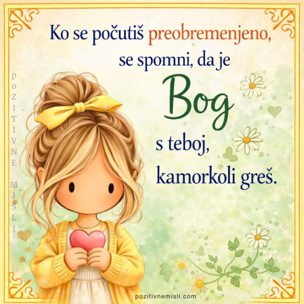 Ko se počutiš preobremenjeno