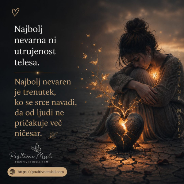 Najbolj nevarna ni utrujenost