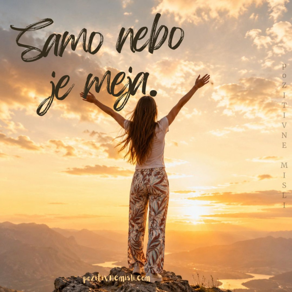 SAMO nebo je meja - Moč misli
