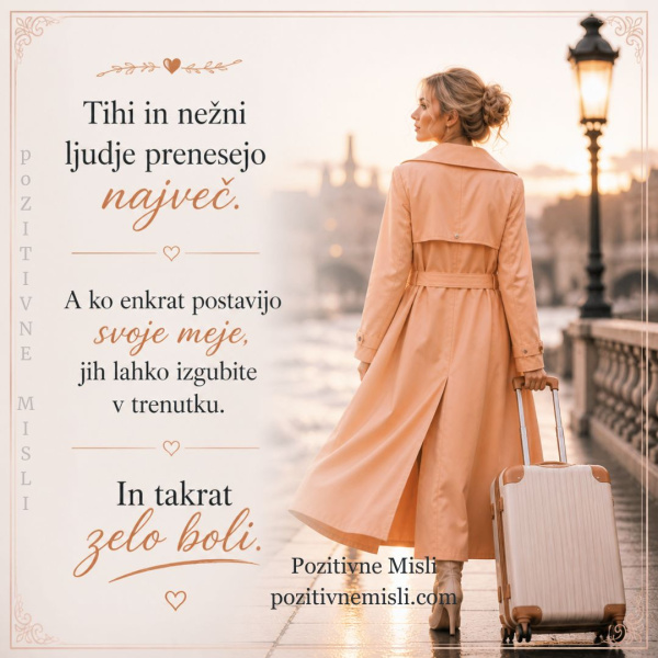 Tihi in nežni ljudje prenesejo največ