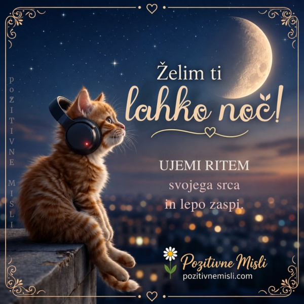 Želim ti lahko noč - ujemi ritem svojega srca