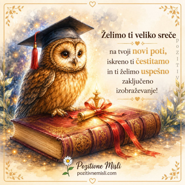 Želimo ti veliko sreče na novi poti - Zaključek šole-1