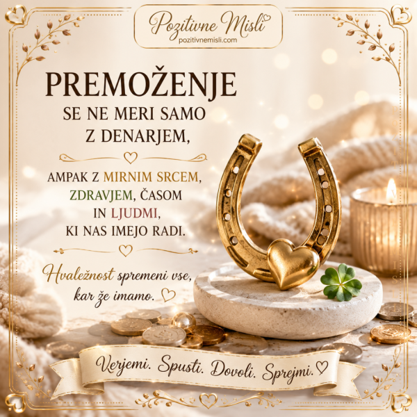 Premoženje se ne meri samo z denarjem