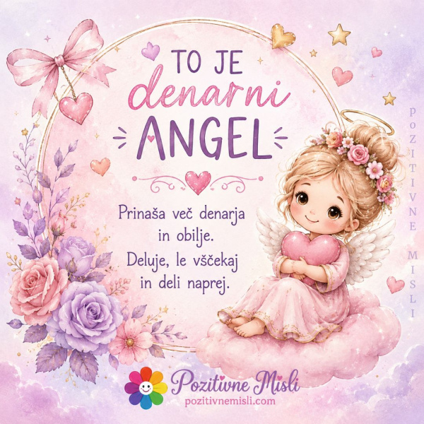 To je denarni angel - Misli za obilje