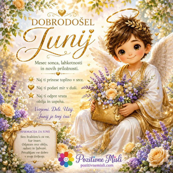 Junij, dobrosošel mesec sonca