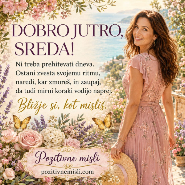Sreda - misel za pozitiven dan