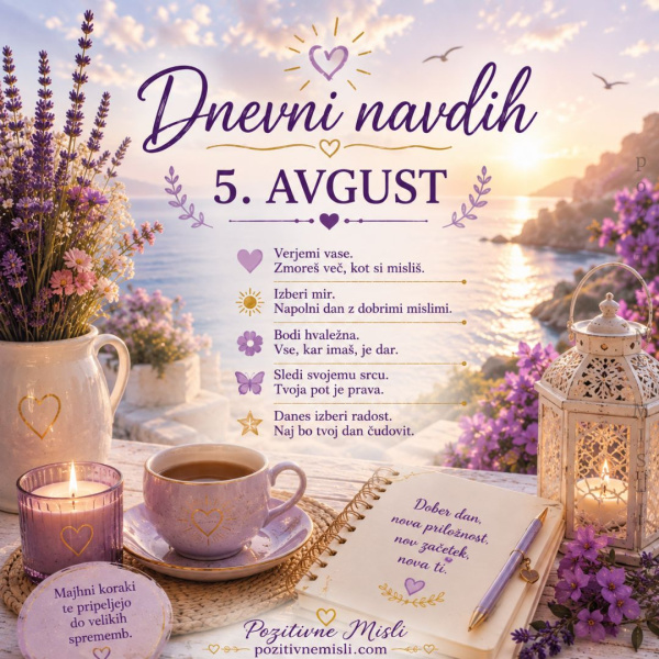 5. avgust - dnevni navdih