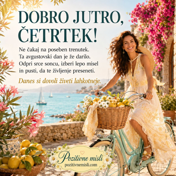 Četrtek - dobro jutro