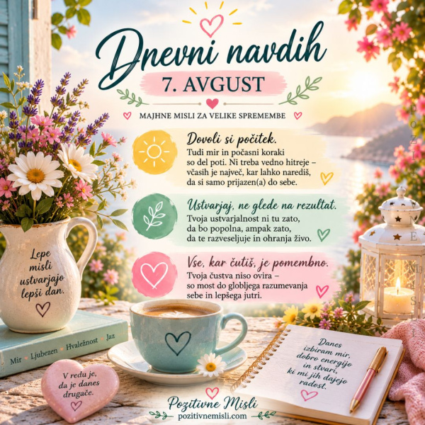 7.avgust - Dnevni navdih