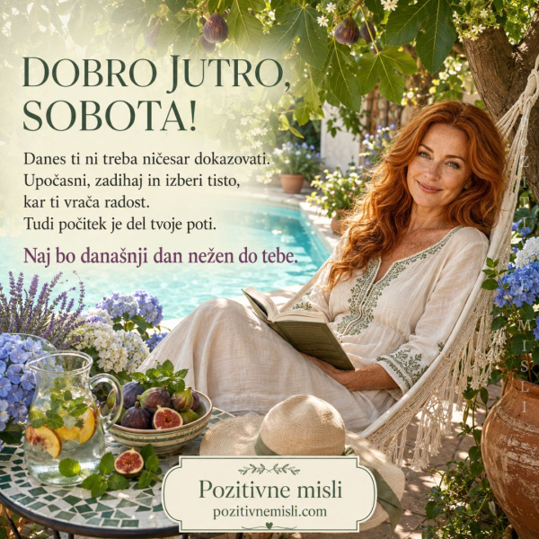 Sobota - dobro jutro