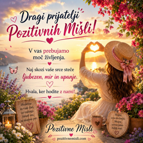 Dragi prijatelji Pozitivnih Misli – hvala