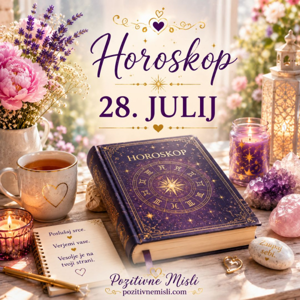 Horoskop za 28. julij – pozitivni navdih