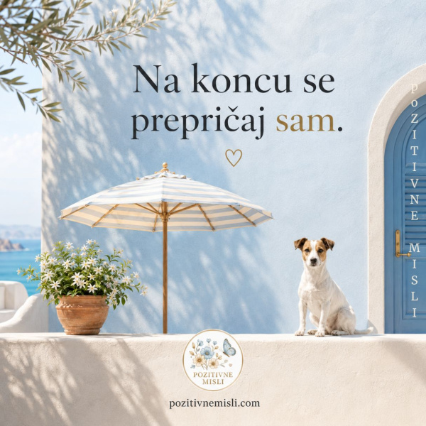 Na koncu se vedno prepričaj sam
