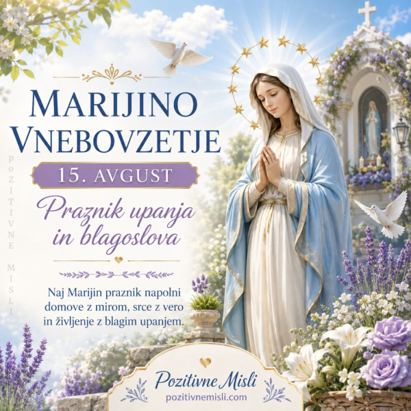 Marijino vnebovzetje 15. avgust