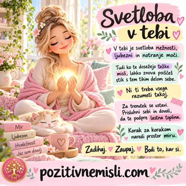 Svetloba v tebi – nežnost, ljubezen in notranja moč