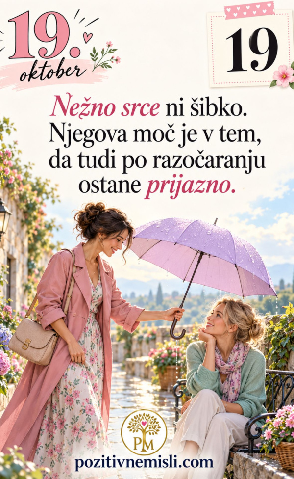Nežno srce ni šibko – moč prijaznosti