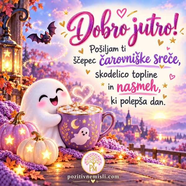 Dobro jutro  -posiljam ti ščeprc čarovniške sreče
