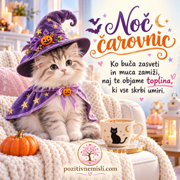 Noč čarovnic - ko buča zavseti in muca zameži