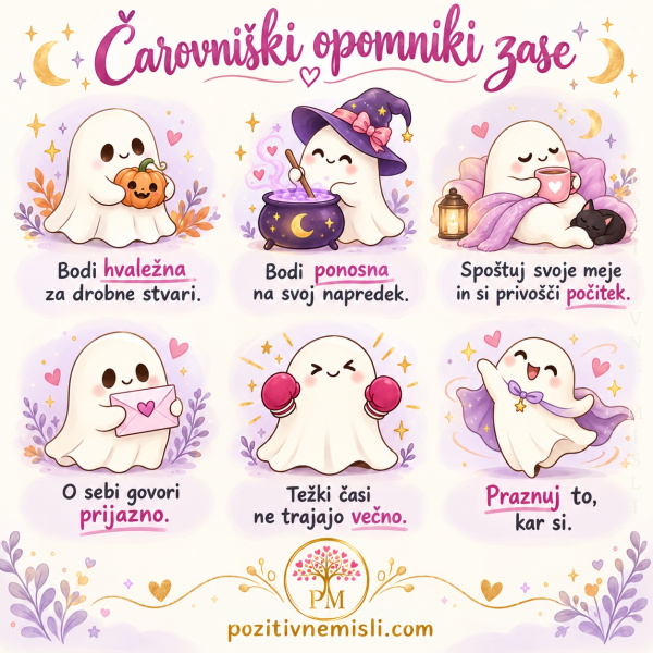 6 čarobnih opomnikov za noč čarovnic