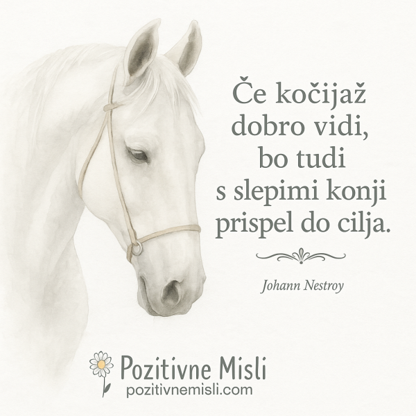 Johann Nestroy - Prispeš lahko do cilja