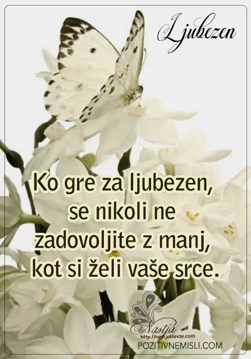 Ko gre za ljubezen, se nikoli