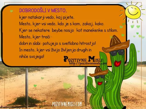 Dobrodošli v naše MESTO