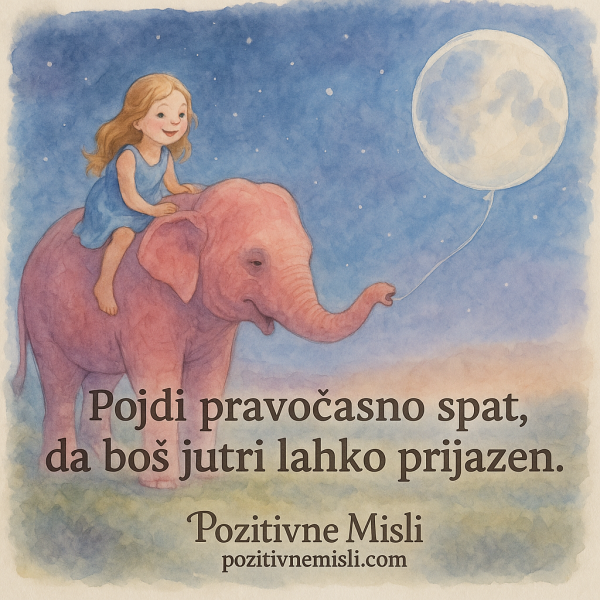 Misli za lahko noč